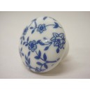 POMO PORCELANA GRANDE RAMAS AZUL