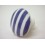 POMO PORCELANA GRANDE RAYAS AZUL