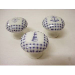 POMO PORCELANA GRANDE MOTIVOS MARINO