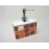 DOSIFICADOR RECTANGULAR CUADROS NARANJA
