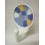 PERCHA COLGADOR ADHESIVA CUADROS AZUL