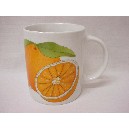 TAZA MUG RECTA 340ML NARANJAS