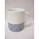 TAZA MUG RECTA 300ML VICHY AZUL