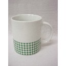 TAZA MUG RECTA 300ML VICHY VERDE