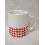 TAZA MUG RECTA 300ML VICHY ROJO