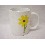 TAZA MUG RECTA 300ML MARGARITA AMARILLO