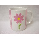 TAZA MUG RECTA 340ML RAYAS MARGARITA AMARILLO