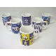 TAZA MUG RECTA 340ML MOTIVOS MARINOS AZUL SURTIDO