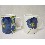 TAZA MUG RECTA 300ML AMAPOLA AZUL CUBIERTA