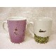 JUEGO TU Y YO SOPORTE 2 TAZAS MUG BLANCO-VIOLETA