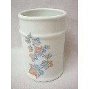 VASO BAÑO ESTRIAS HIEDRA AZUL