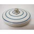 TAPON PORCELANA CIRCULOS AZUL CLARO