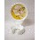 SOPORTE CEPILLO PARED ORQUIDEA AMARILLO