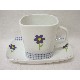 TAZA PLATO REC TE VICHY MARGARITA AZUL