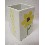 VASO BAÑO MING VICHY MARGARITA AMARILLO