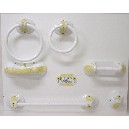 JUEGO 7 PIEZAS VICHY MARGARITA AMARILLO