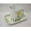 TAZA PLATO RECTA TE 230ML RAYAS TULIPAN VERDE