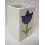 VASO BAÑO MING TULIPAN AZUL 