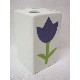 VASO CEPILLOS MING TULIPAN AZUL