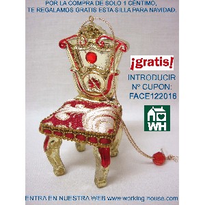 CUPON VALE REGALO GRATIS: SILLA PEQUEÑA NAVIDAD