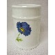 VASO BAÑO ESTRIAS AMAPOLA AZUL