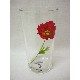 VASO PRISMA 260ML AMAPOLA ROJA CUBIERTA