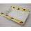 CENICERO RECTANGULAR PEQ FRUTAS AMARILLO
