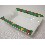 CENICERO RECTANGULAR PEQ FRUTAS VERDE