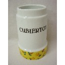 CUBERTERO SIN CUBIERTOS FRUTAS AMARILLO