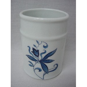 VASO BAÑO REDONDO FLOR POLACA