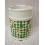 VASO BAÑO BORDE FLOR VICHY VERDE