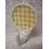 PERCHA COLGADOR ADHESIVA VICHY AMARILLO