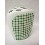 VASO CEPILLOS PLANO VICHY VERDE