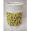 VASO BAÑO REDONDO RAMAS AMARILLO