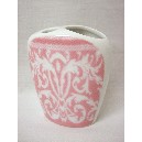 VASO CEPILLOS PLANO TOALLA ROSA