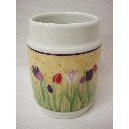 VASO BAÑO BORDE TULIPANES CESPED COL