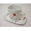 TAZA PLATO RECTA 230ML TULIPAN ROJO