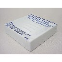 JABONERA MING PORCELANA POMPAS AZULES