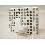 PERCHA INDIVIDUAL CUBO POMPAS GRISES